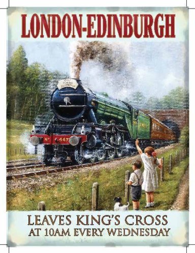 Small LNER Flying Scotsman Train Railway Vintage Retro Metal Tin Wall Sign 10102 SMALL 15x20cm