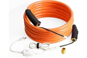 GESUNDTEK 25FT Heated Water Hose for RV with GFCI Protection，Freeze Protection to -20℉，Heated Drinking Water Hose for RV/Camper/Home/Garden, RV Accessories