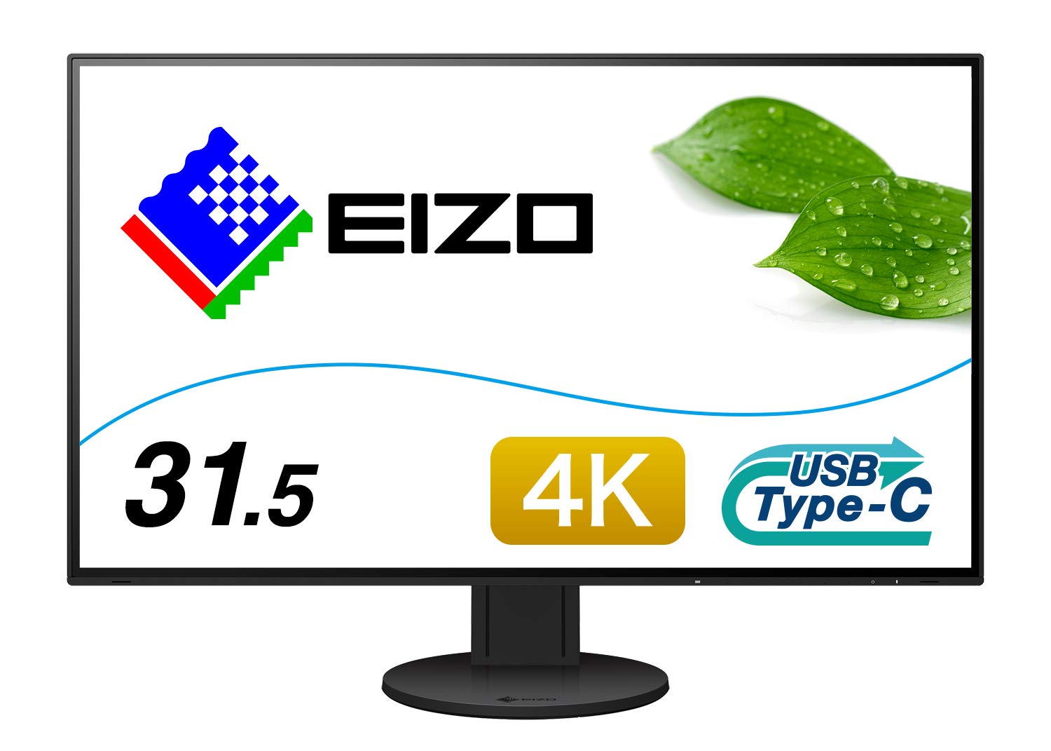 Northamber PLC Eizo FlexScan EV3285-BK 3840 x 2160 (4K UHD) IPS 31.5” (80cm) USB-C Monitor – Black