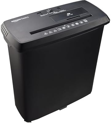 Amazon Basics 8-Sheet Strip Cut Shredder 1