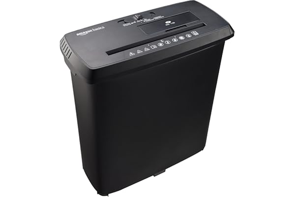Amazon Basics 8-Sheet Strip Cut Shredder 1
