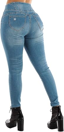 mid rise stretch skinny jeans