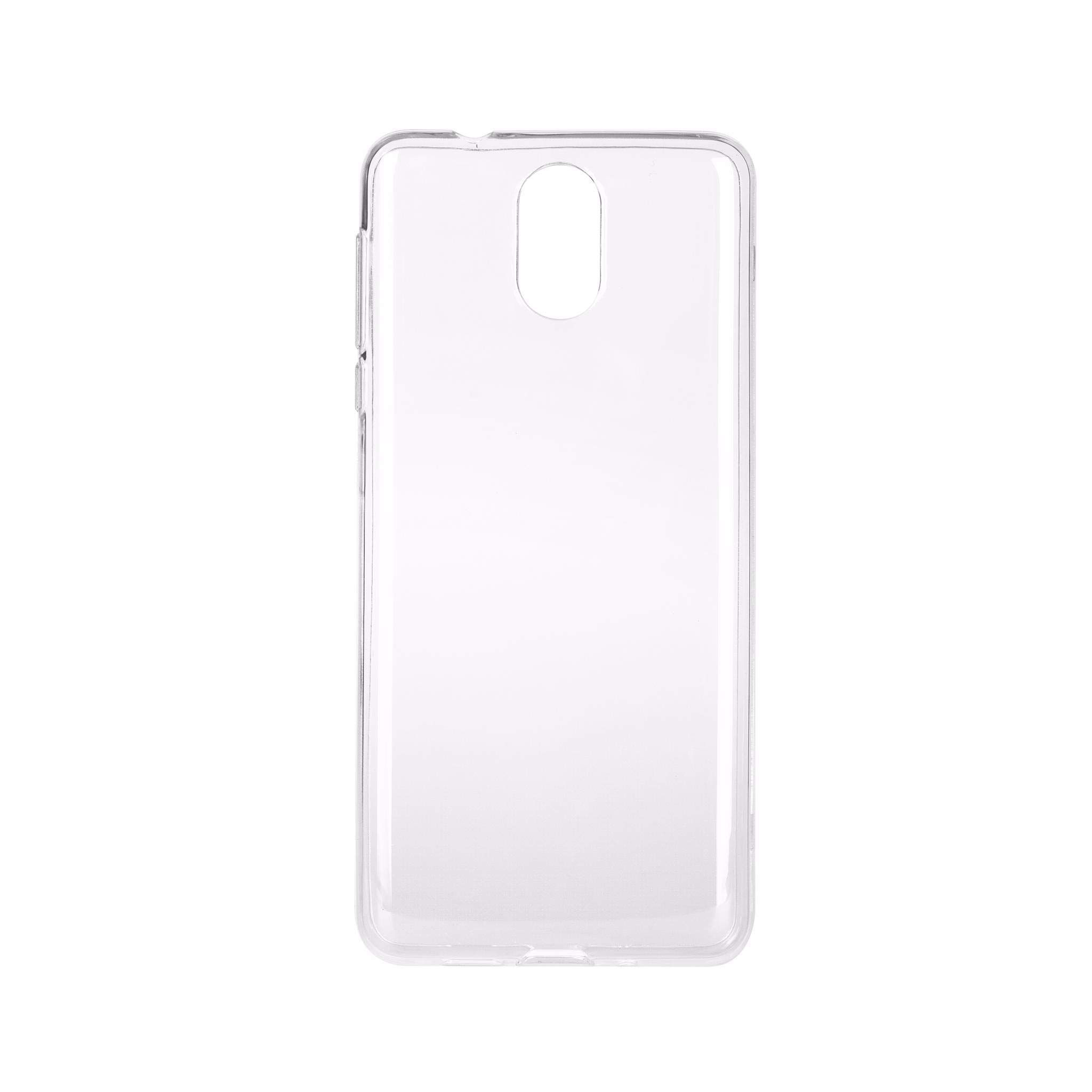 Nokia 3.1 transparent TPU back cover (case). Non-slip silicone bumper to safely protect your smartphone