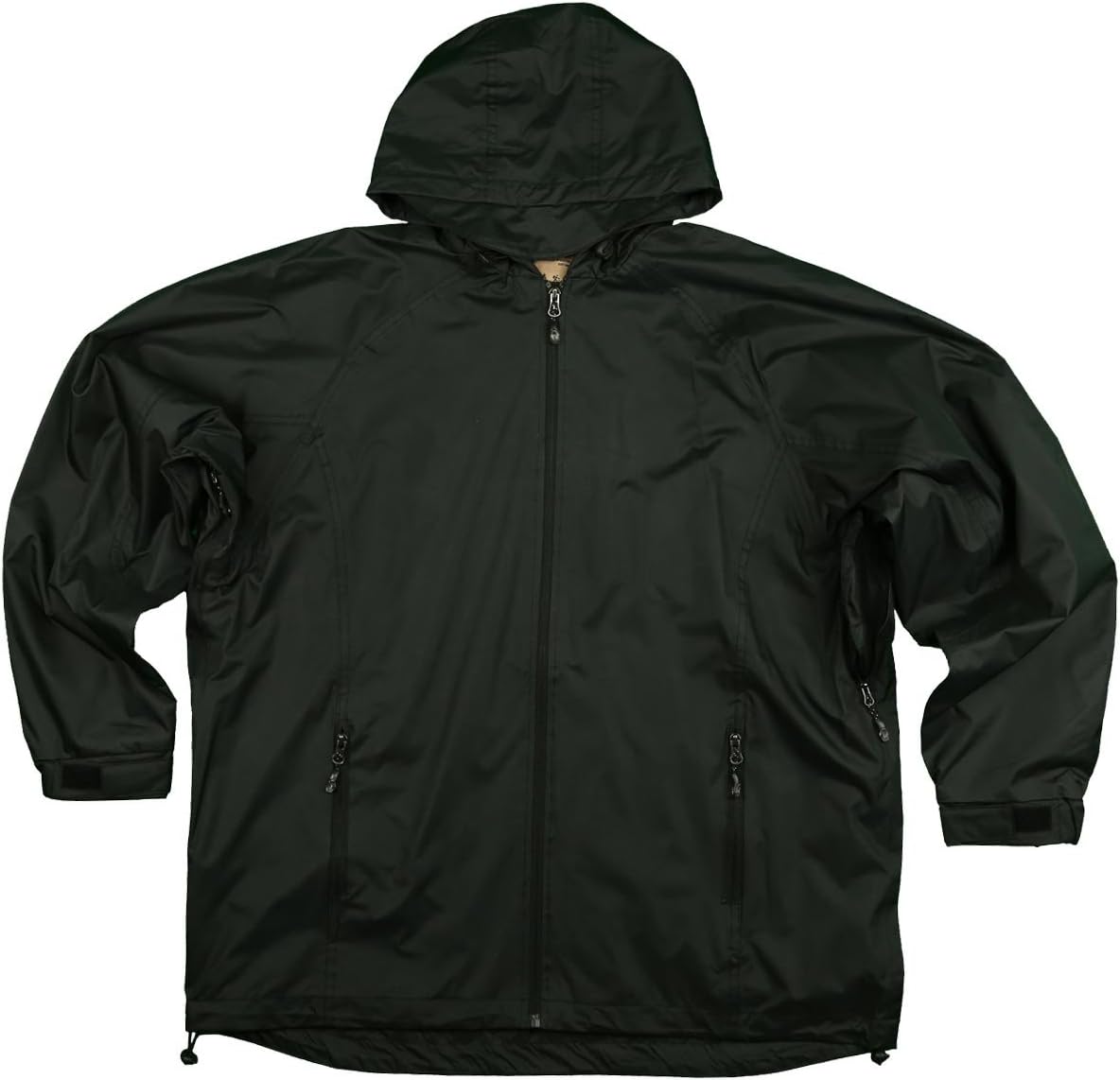 Northern Expedition Men's Waterproof Zip Up Hooded Rain Jacket