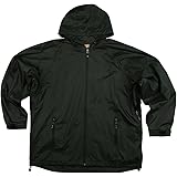 Northern Expedition Men's Waterproof Zip Up Hooded Rain Jacket