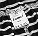 Latuza Women's Cotton Striped Pajama Shorts M Black