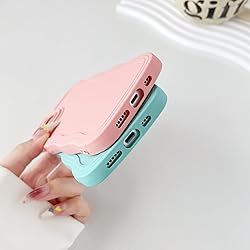 Caseative for iPhone 15 Case,Solid Color Curly Wave