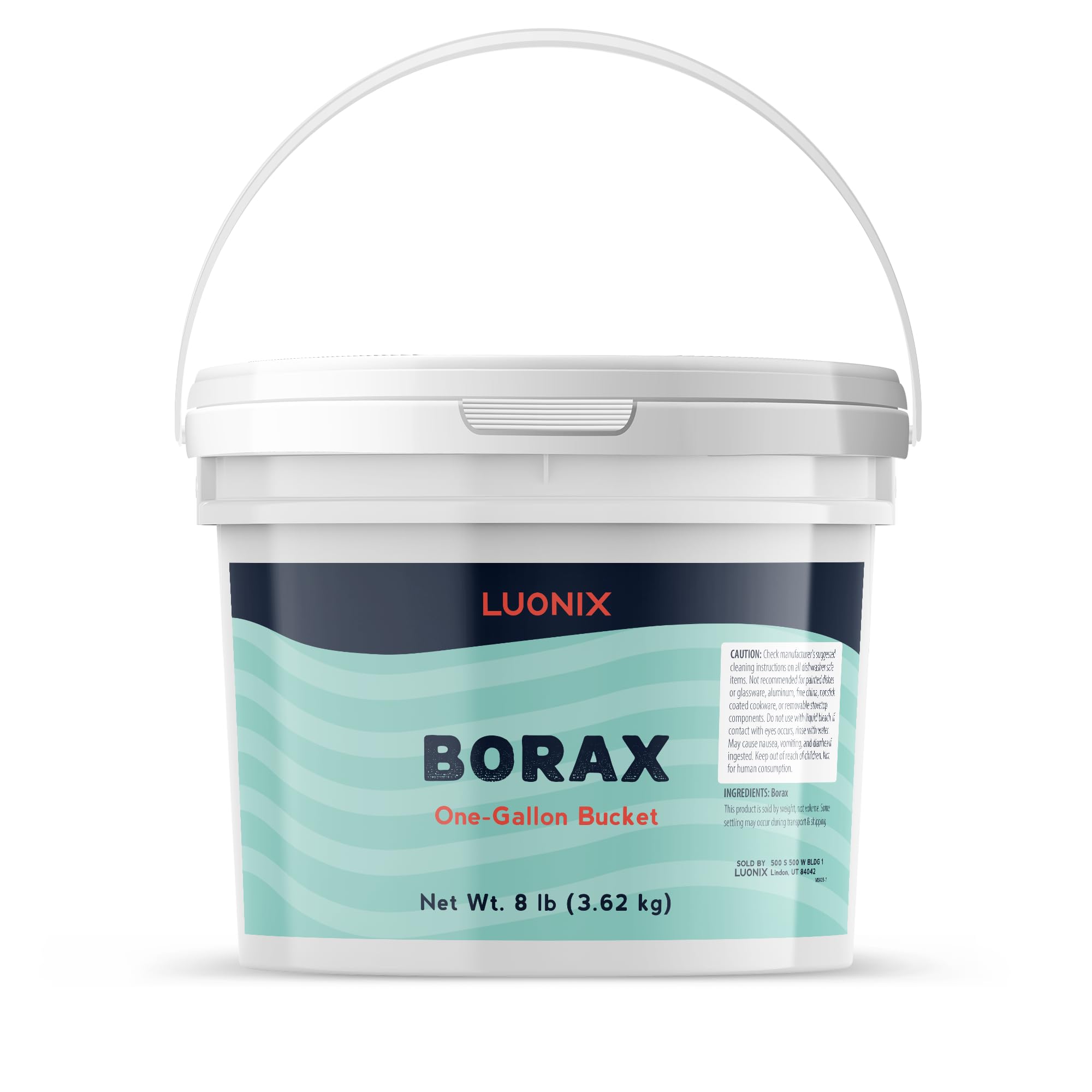 Photo 1 of Luonix Borax, 1 Gallon Bucket, Multipurpose Cleaner, Laundry Additive