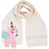 Kids Girls Boys Winter Cute Unicorn Scarf Shawl Warm Soft Cozy Fashion Knit Neck Warmer Scarfs Toddler