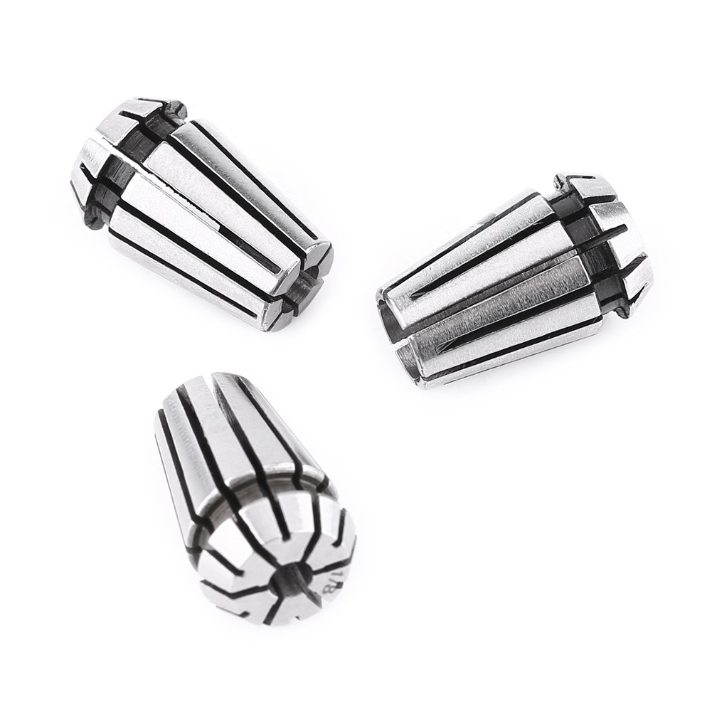 Collet Set TOPINCN Er11 Cnc Collet Milling Lathe Holder Tool 1/8 Inch (3.175Mm) 4Mm 6Mm for Cnc Milling Lather 3Pcs - Image 5