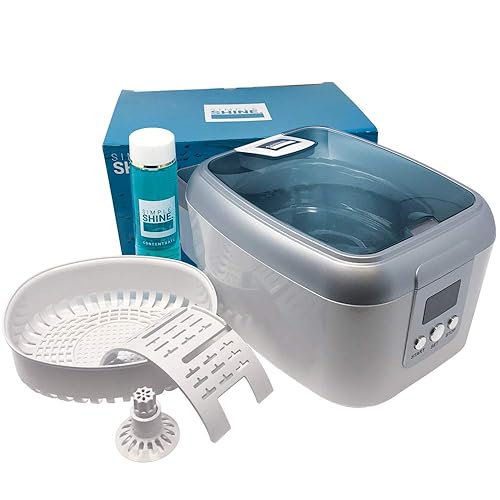 Buy Ultrasonic Jewelry Cleaner Kit - New Premium Cleaning Machine and  Liquid Cleaner Solution Concentrate - Digital Sonic Cleanser for Watches  Glasses Dental and More Online at Low Prices in India |
