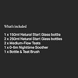 Tommee Tippee Natural Start Glass Baby Bottles 150ml 260ml Anti-Colic Starter view 8