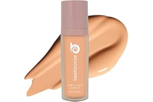 B BESTBRONZE Best Bronze Bombshell Body & Leg Makeup - Waterproof Leg Makeup & Body Foundation - Body Makeup for Scars, Varicose Veins Cover Up & Leg Concealer (C5 Peachy Beige)