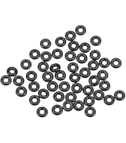 Rubber Ring 30Pcs 7mm X 1mm FKM O-rings Heat Resistant Sealing
