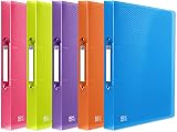 Oxford A4 Ring Binders 40mm Spine Pack of 5 Assorted Colours