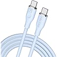 VOLTME USB C Charger Cable, 100W E-Marker USB C to USB C Cable 6ft, Type C Charging Cable Fast Charge for MacBook Pro 2021, iPad Pro 2021, iPad Air 4, Galaxy S21, Pixel, Switch (Blue)