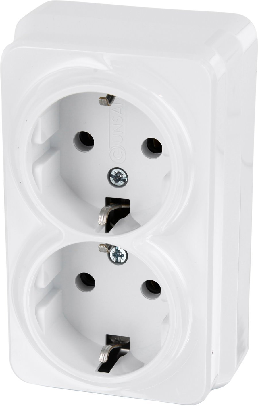 Aufputz doble de enchufe - All-in-One - Marco + + Protectora ...