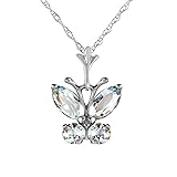 Galaxy Gold 0.68 Carat 14k 20" Solid White Gold
