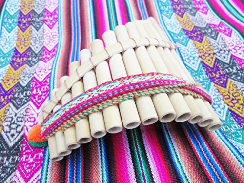 Artesanal Small Pan Flaute 13 Pipes From Peru Item in USA
