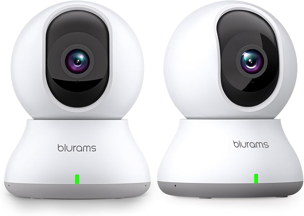 blurams Pet Camera 2K Indoor 360° Night Vision Motion Tracking 2 Pack