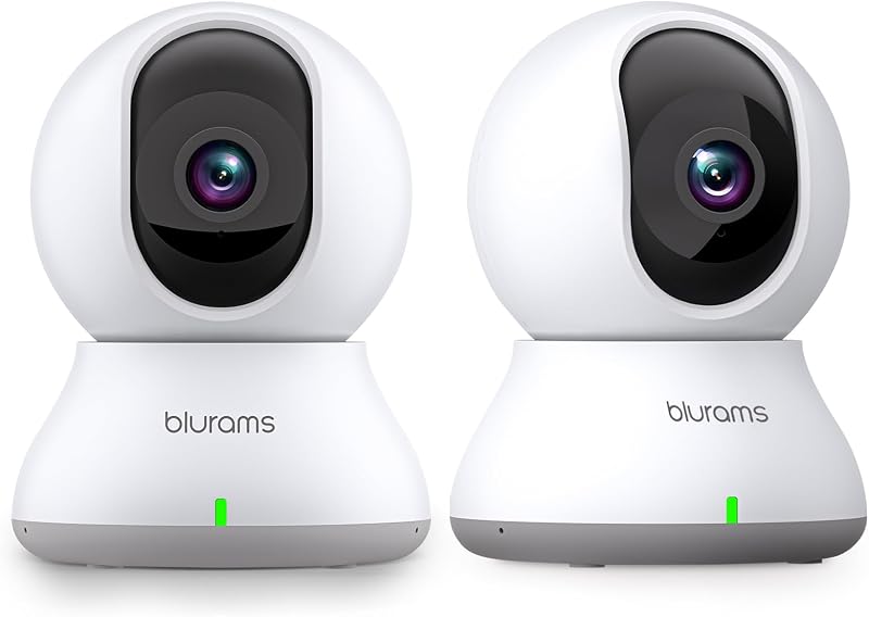 blurams Pet Camera 2K Indoor 360° Night Vision Motion Tracking 2 Pack
