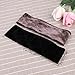 PIXNOR Silk Wig Grip Band Adjustable Head Hair Band, Pack of 2 (Brown and Black)