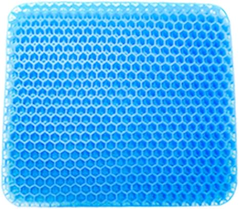 Amazon Co Jp ゲルクッション座布団クッション冷たいマットハニカムパッド卵座布団二重設計無重力防止腰痛体圧分散透過性の強い姿勢矯正痔の美しい尻が蒸れないように快適です ホーム キッチン