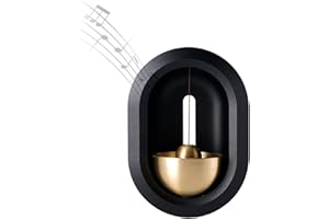 HONYJOOM Shopkeepers Bell for Door Opening, Door Chime for Business When Entering, Hanging Bells for Home Office Store Door Entry Alert Chime and Decoration, Magnetically-Attached Metal Bells for Door