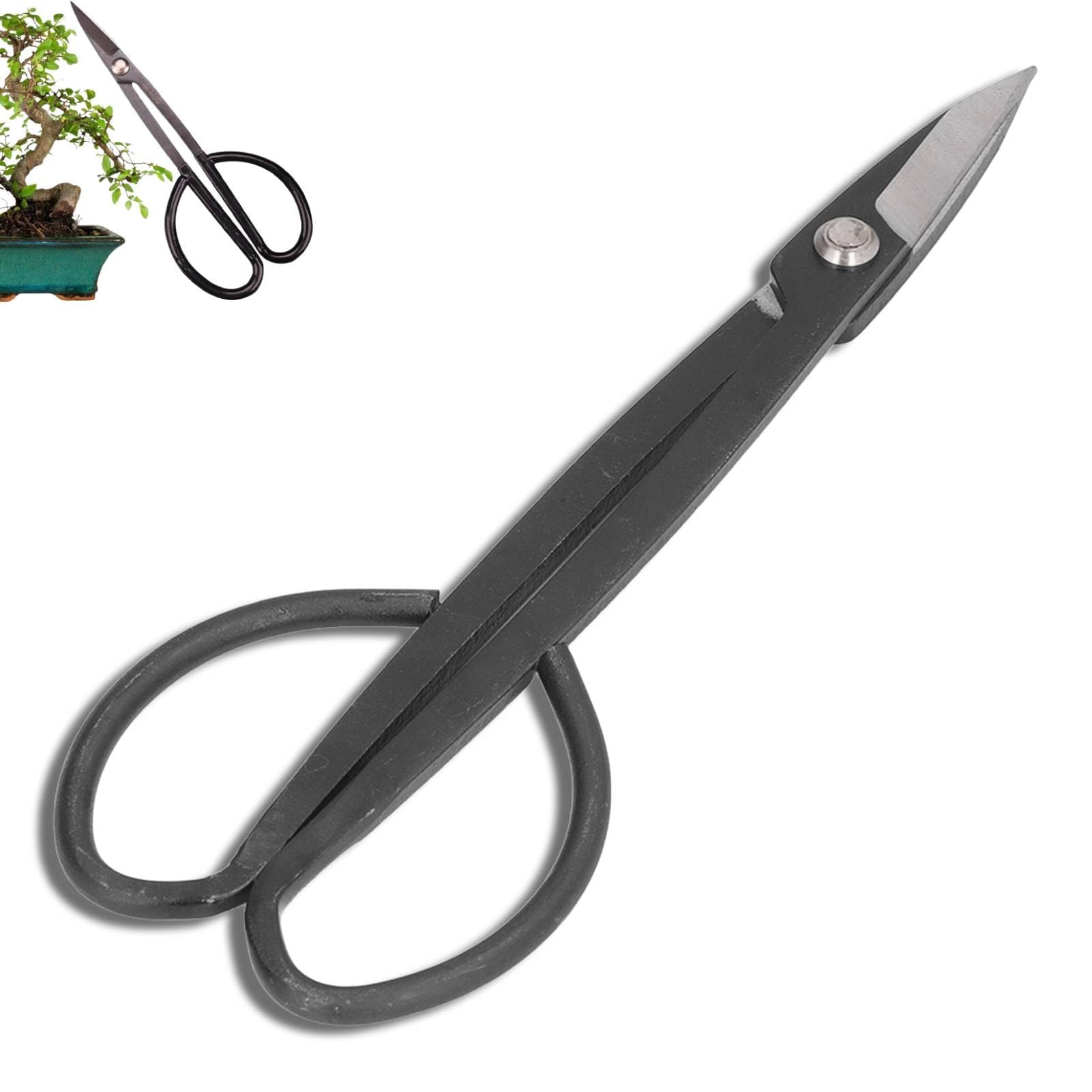 Garden Scissor,Japanese Traditional Bonsai Scissor 200mm/7.9inch Gardening Shears Sharp Pruning Shears Steel Branch Shears for Bonsai Trimming, Shaping, Arranging Flowers, Trimming Plants