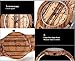 BEWELL Coffee Color Maple Wooden Men watches Quartz Analog Watch With Calendar (zebra brown)