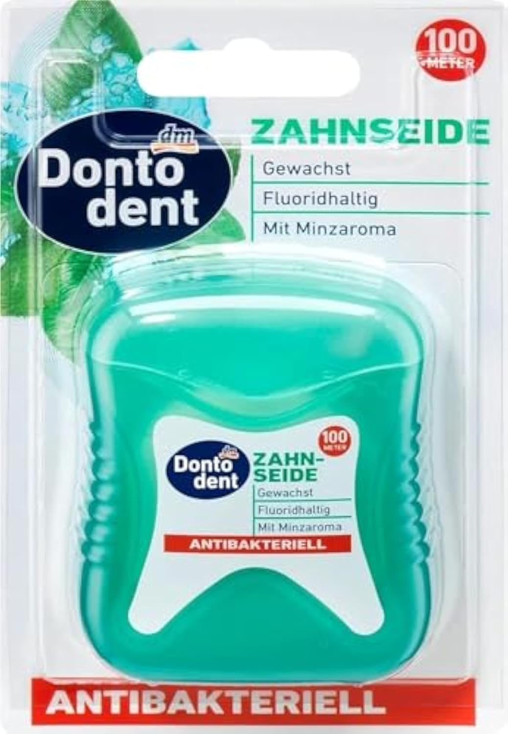 DONTODENT Antibacterial Dental Floss 1 x 100 m