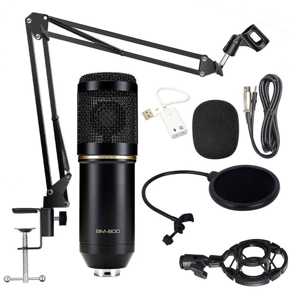Condenser Microphone Bundle Bm-800 Microphone with Adjustable Mic Condenser Microphone Bundle Suspen