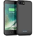 Ekrist Battery Case for iPhone 8plus/7plus/6 Plus/6s Plus, 8500mAh Protective Portable Charging Case Rechargeable Extended Battery Pack for iPhone 8plus/7plus/6 Plus/6s Plus(5.5') Black