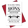 Ogeby Funny Boss Day Cards Gifts for Boss Women Men, Happy Boss’s Day Card Gifts for Him Her, Boss Appreciation Card for Leader Mentor, Boss Thank You