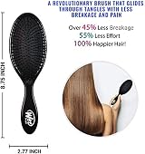 Wet Brush Original Detangler Hair Brush Classic Black IntelliFlex Bristles All view 4
