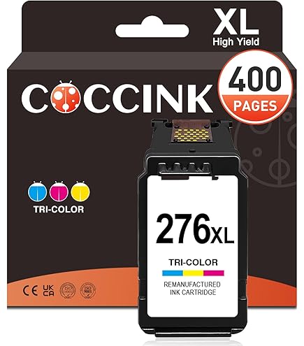 Amazon.com: COCCINK PG-275 XL/CL-276 XL for Canon Pixma TS3722 Ink