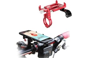 GUB Bike Phone Mount Holder,Bicycle Handlebar Phone Holder Mount Universal Adjustable Rotating Cradle Clamp for Mountain Bike
