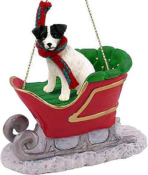 jack russell christmas ornament