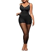SHAPELLX Shapewear Tummy Control Leggings for Women Full Compression Body Shaper Butt Lifting Bodysuit Footless