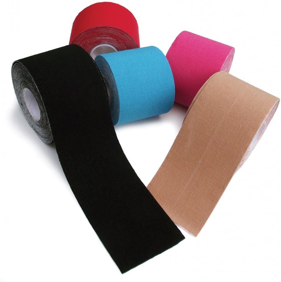 Ultimate Performance Kinesiology Tape, Black, 50mm X 5m Roll