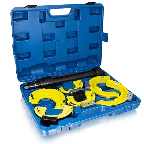 BITUXX universal Federspanner Set für Mc Pherson Federbeine Stoßdämpfer Tuning Tieferlegung Fahrwerk 80-190mm Spannweite 300m