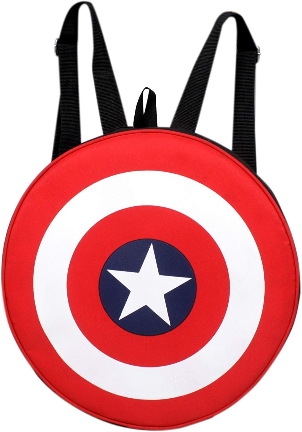 Pacters Red Polyester 20L Avengers Captain America Shield School Backpack