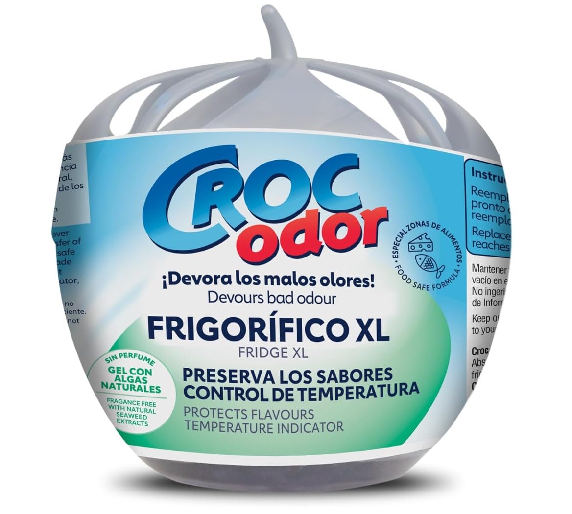 Spotless Punch Ltd Croc Odor Fridge Deodoriser , X-Large, Unscented, 140 gram