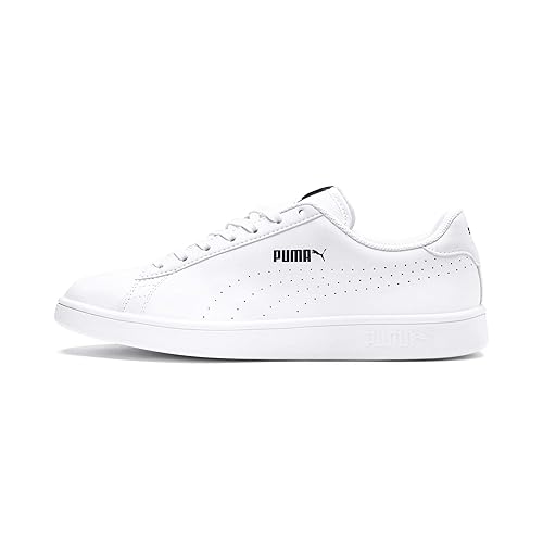 puma smash v2 perforated leather sneaker
