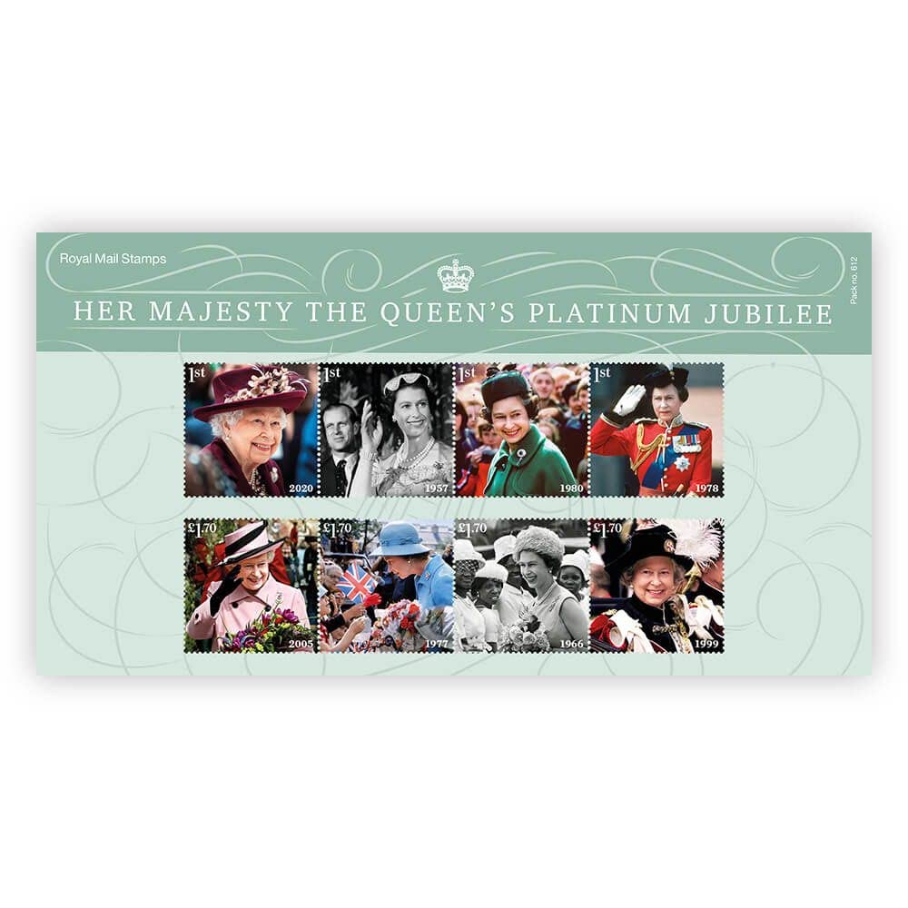 SUOL The Queen's Platinum Jubilee Stamp Presentation Pack 2022