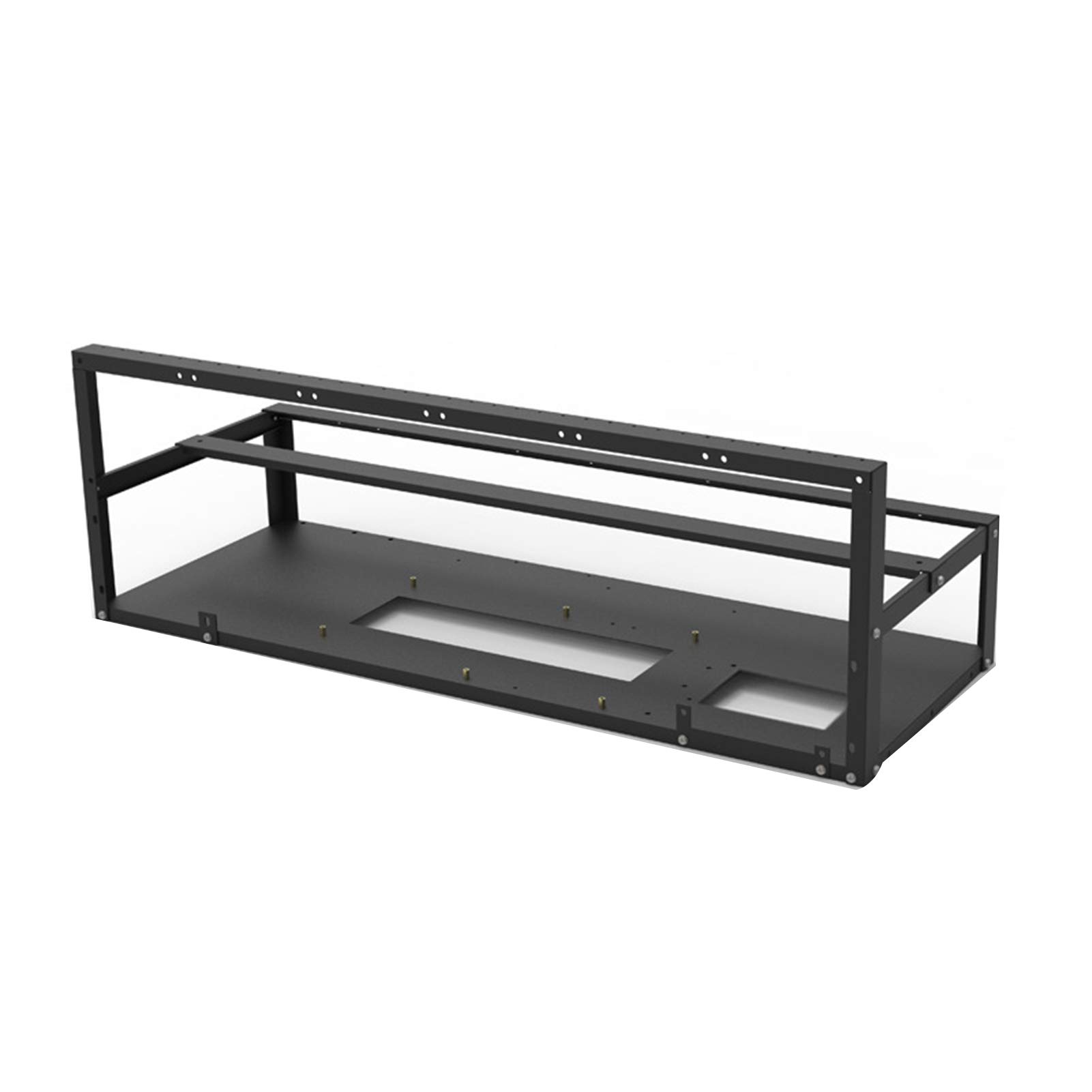 VELIHOME 6/8/12 GPU Frame,Stackable Open Mining Rig Frame, Mining Rig Frame,Mining ETH/ETC/ZEC Ether Accessories Tools for 6/8/12 GPU Crypto Coin Bitcoin Rack Only
