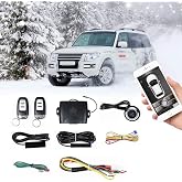 Universal Remote Starter Kits for Car PKE Passive Keyless Entry Push Button for Car Car Alarm System Remote Key or App Control Thanksgiving, for Man