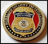 HSI Homeland Security Investigations Colorized Challenge Art Coin