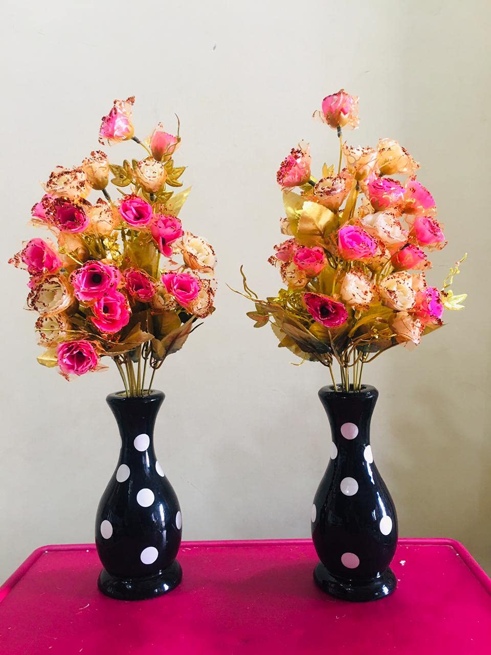 Buy Artificial Flowers Pot with Set of 2 Online at Low Prices in India