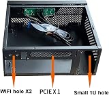 Vklopdsh A09P Mini ITX Case 4.2L Desktop Small 1U HTPC Gaming Chassis view 5
